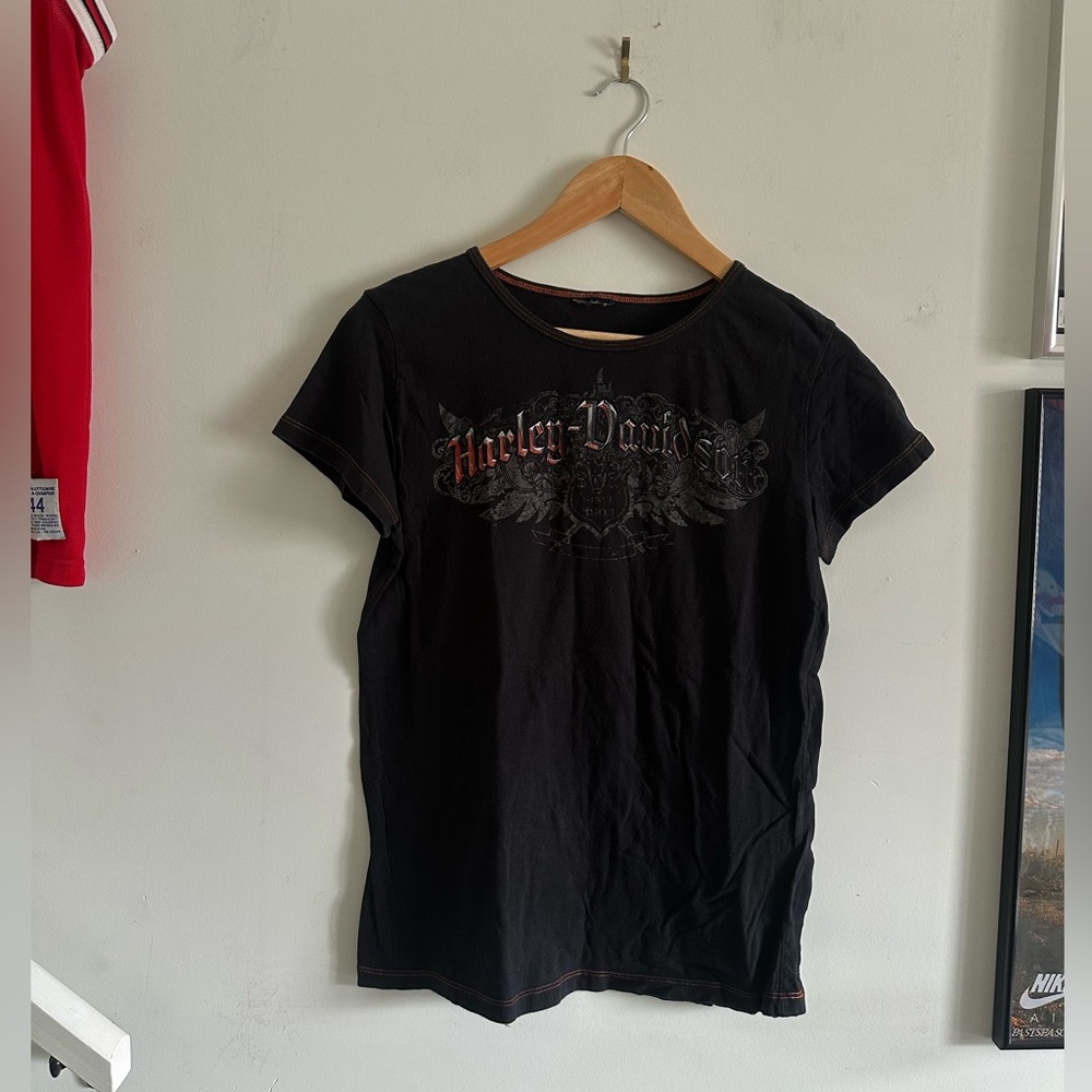 harley davidson crop tee 🎸